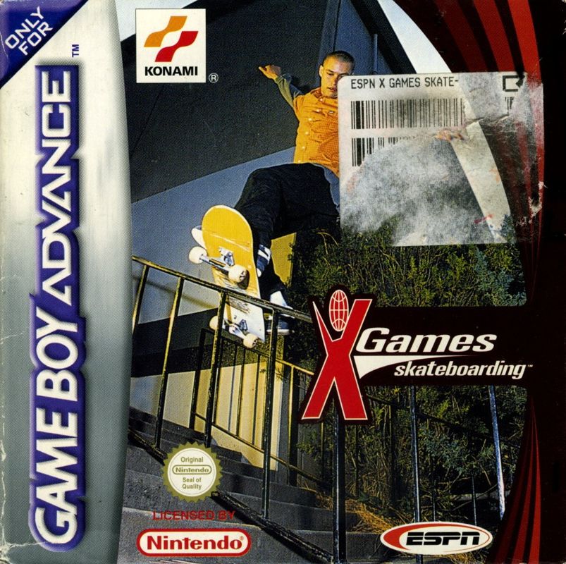 ESPN X Games Skateboarding box art for GameBoy Advance